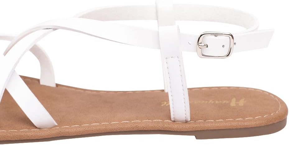 Women's Gladiator Flat Sandals Fisherman Strappy Sandals Ankle Strap Sandals - Image 5