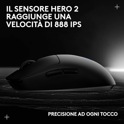 PRO 2 LIGHTSPEED Mouse da gioco senza fili, fino a 4 pulsanti laterali magnetici personalizzabili e commutabili, ricarica USB-C, sensore da 32k DPI per PC/Mac - Mouse gaming - Immagine 10