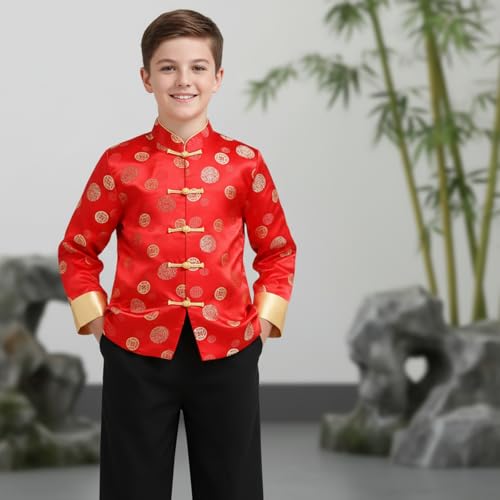 Shinymoon Boy Tang Suit Traje Tradicional Chino miniatura 4