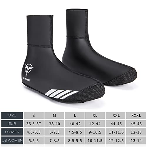 Gewage Cycling Shoe Covers Winter Thermal Warm Cycling Overshoes Water Resistant Windproof Bike Bicycle Shoe Covers For Man Woman #TOP6