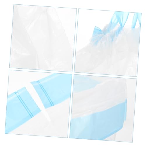 DOITOOL 5 Rolos Saco De Areia Para Gatos Forros De Areia Para Gatos Saco De Lixo Com Cordão Sacos De