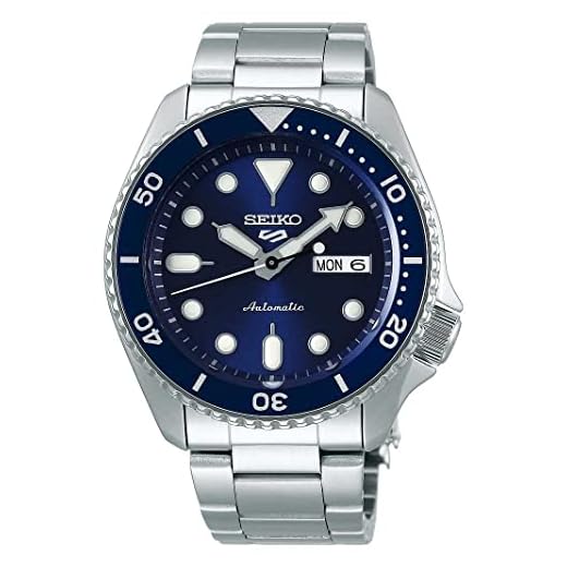 Seiko 5 Sports Herren-Uhr Edelstahl mit Metallband SRPD51K1
