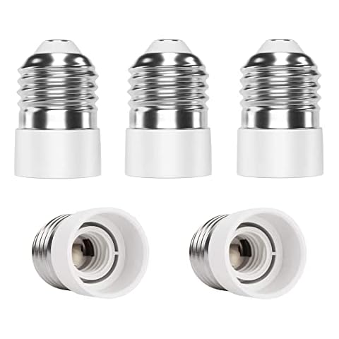 Hsthe Sea 5X E27 to E14 Socket Adapter Cover