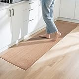 Eirolace Alfombra Cocina Lavable Antideslizante, Alfombra de Cocina Tejida Delante del Fregadero Larga, para lavadero, Entrada, Pasillo, Salón, Dormitorio 45 x 180cm