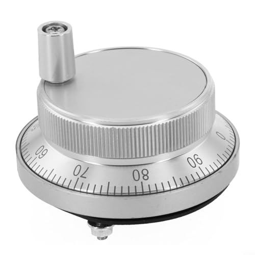 Noteflora CNC Electronic Handwheel MPG Manual Pulse Generator For Engraving Lathe, 6-Terminal 5V 60Mm Aluminum Alloy Industrial Control