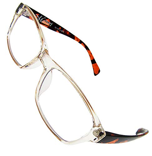 クリアレオパードフレーム ブルーライトカット メガネ PC眼鏡 伊達メガネ 伊達眼鏡 だてめがね だて眼鏡 度なしメガネ ファッションメガネ めがね 眼鏡 疲れにくい PC用 メンズ レディース 四角 透明 色なし パソコンメガネ パソコン用メガネ 軽い uvカット ウェリントン スクエア ブロー 疲れにくい 紫外線カット ブルーライト カット プレゼント ギフト 父の日 MATK-101-4_g3