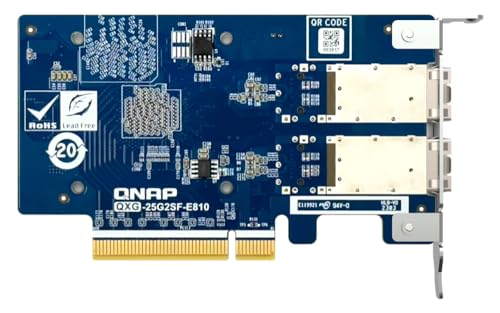Image of QXG-25G2SF-E810 Two Port 25GbE Network Card with FEC ensuring Reliable Data Transfer Enterprise-Level Networks