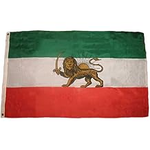Trade Winds 3x5 Old Iran Persia Lion Sun Premium Quality Polyester Flag 3x5 House Banner Premium Fade Resistant