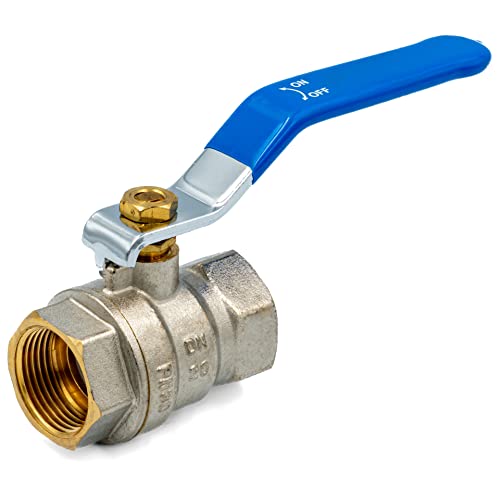 Kugelhahn 1/2 Zoll - Absperrhahn mit Hebelgriff 30 BAR Innengewinde - Innengewinde