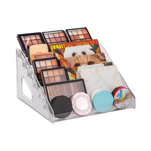 Organizador de esmalte de uñas de acrílico resistente de 7 niveles expositores