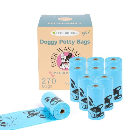 Ever-Wastables Dog Poop Bags- Earth Friendly, Lavender Scented & Ecological ...
