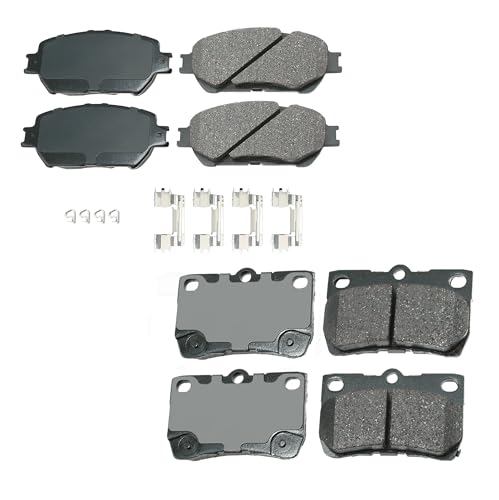Akebono ProACT Front & Rear Ceramic Brake Pads Kit For Lexus GS300 IS250 Base C