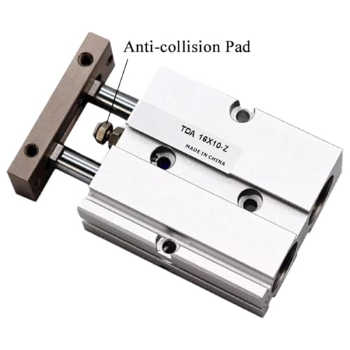 Vérin en alliage d'aluminium avec double essieu à forte poussée de 20mm - 3