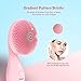 Silicone Facial Cleansing Brush,Ultrasonic Face / Body Cleanser, 4 Function Modes,Rotating Magnetic Beads,Waterproof /Rechargeable-Portable /Ergonomic Handle-Skin Rejuvenation /Cleansing