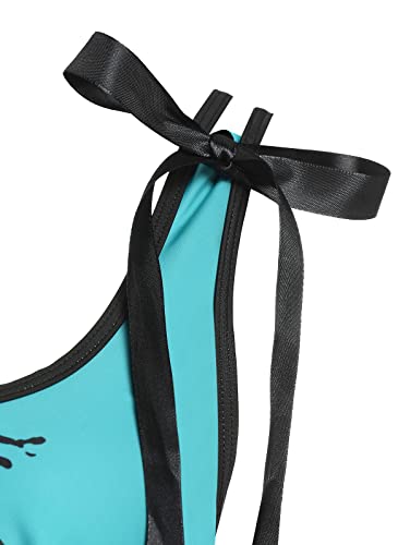 DRESSFO Women's Bikini Set High Waisted Bikini Two Piece Bathing Suit Tummy Control Tankini Gothic Skull Swimsuit3