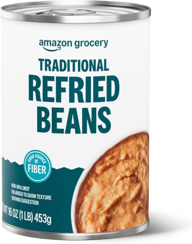 Amazon Grocery, Canned Traditional Refried...