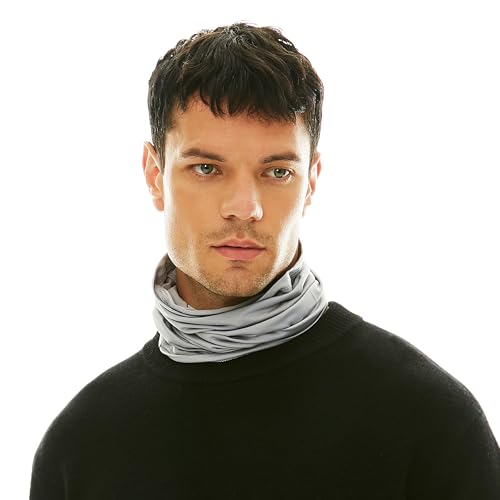 Image of UV Protection Cooling Neck Gaiter Face Mask Scarf for Men - Windproof Neck Cover Bandana Neck Warmer Mask