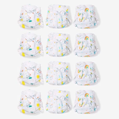Image of SuperBottoms PREMIUM MUSLIN DryFeel Langot - Bummy Land - 12P (SMALL- UPTO 5KG)