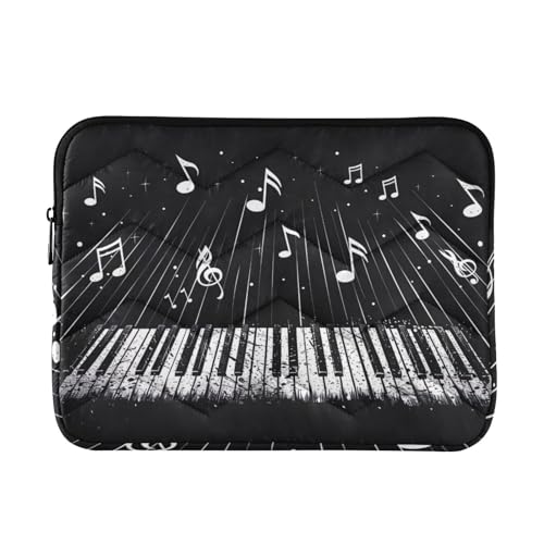 Funda Para Laptop 13-14 Pulgadas Con Teclas De Piano Impermeable