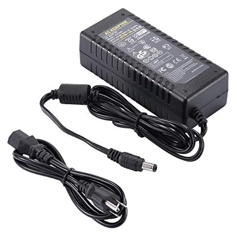 15V 4A Power Supply - COOLM 15V 4A 60W Power Adapter Charger 100-240V AC to DC Converter 5.5x2.5mm Replacement 15V 3.5A 3A 2.5A Cover