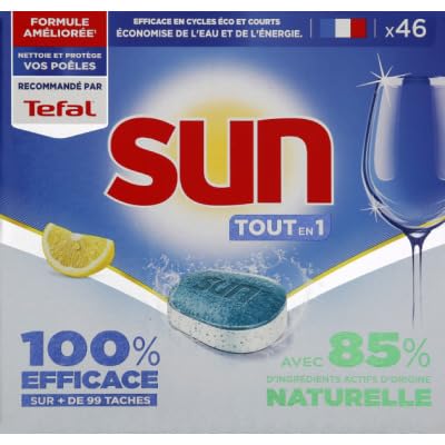 Sun Tablette lave-vaisselle tout en 1 - Le packet de 759g