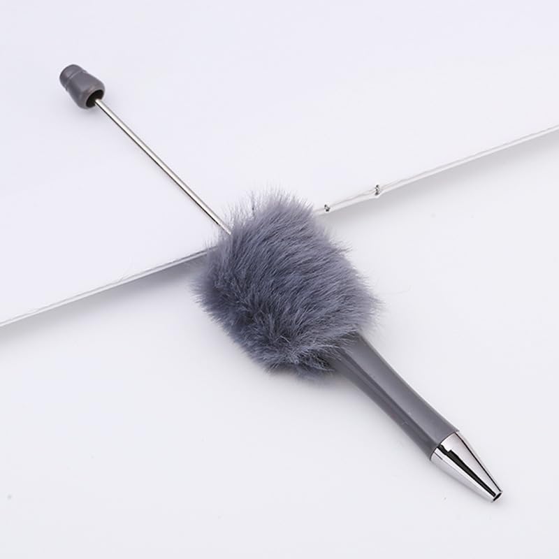 NANZU 10pcs 15 cm de bolígrafos holográficos, Lindo Estilo Esponjoso, bolígrafos de Tinta Negra, bolígrafos de artesanía para Cuentas, Ideal para la artesanía de Bricolaje