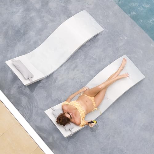 Image of Ledge Lounger Signature Chaise, Pool Lounge Chairs Set of 2