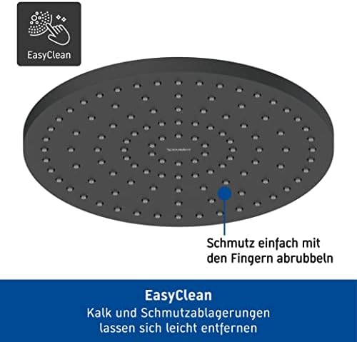 Duravit UV0660018046 uniwersalna słuchawka prysznicowa, czarna matowa