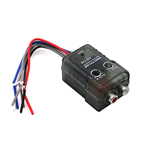 Upgraded Car Stereo Speak Hi-Low Converter for Auto Subwoofer Amplifier CD-Player to Low Adapter Adapter