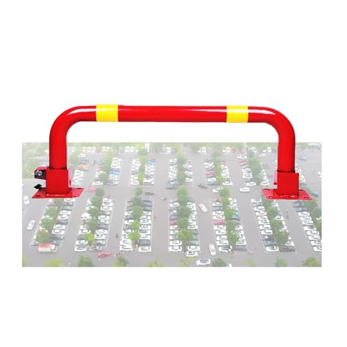 Bolardo de seguridad en forma de U con cerradura, bloqueador de estacionamiento para garaje y fábrica, fácil instalación