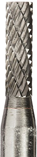 Image of Drill America SA-14 Carbide Burr /Rotary File Cylindrical Double Cut for Die Grinder 3 /16 inch Dia. x 5 /8 inch Cut Length with 1 /4 inch Shank and 2 inch Overall Length, DUL Series