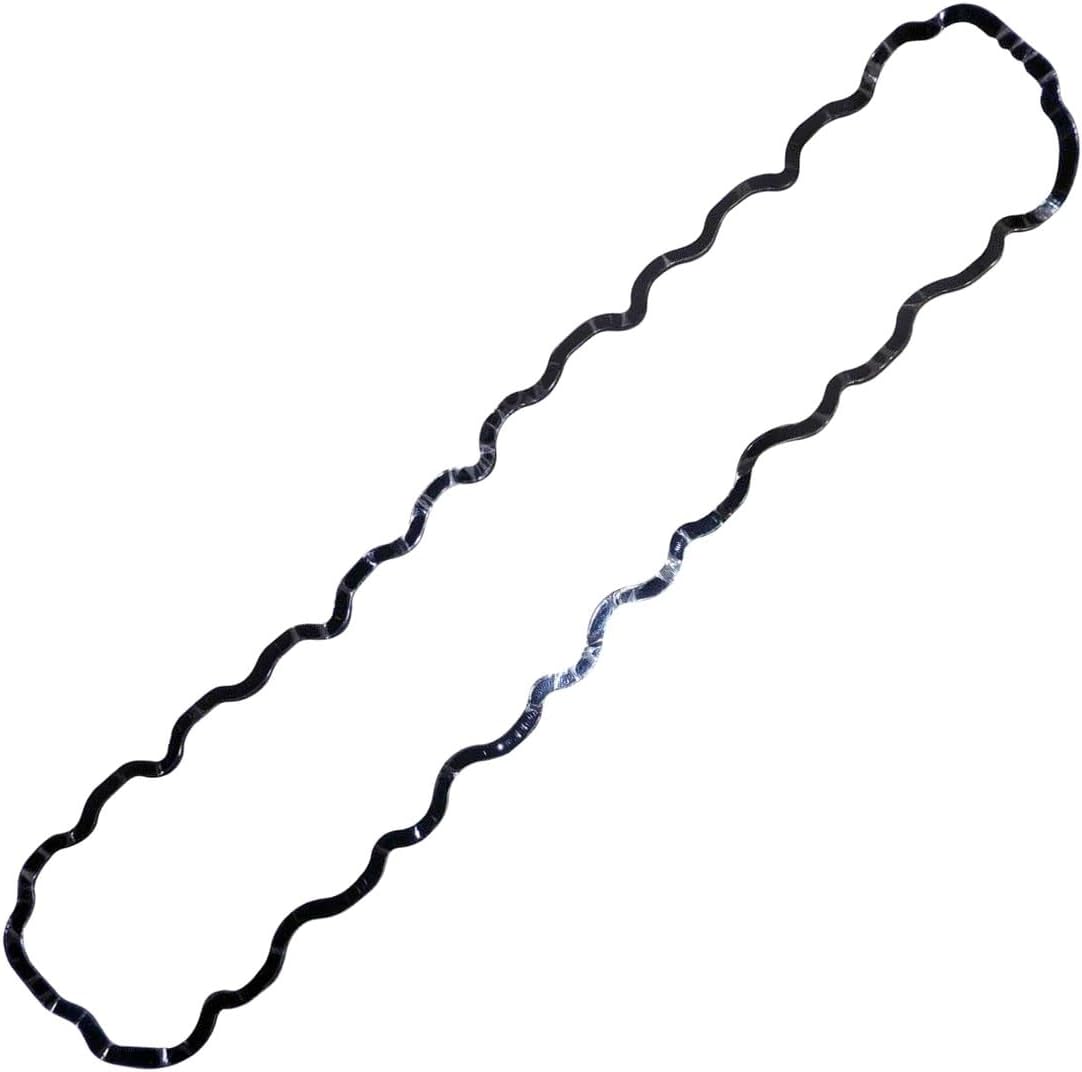 APDTY 173182 Valve Cover Gasket; Rubber; Compatible With 4.0L, 4.2L OHV Jeep Models: 1987-1995 Cherokee, 1987-1992 Comanche, 1993-1995 Grand Cherokee, 1987-1995 Wrangler; Replaces 5093785AA, VS50522T