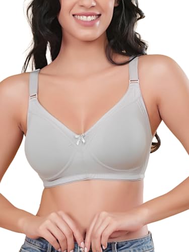 Image of Womens Seamless Padded Bra | Non Wired | Detachable Straps | Everyday Comfort | Full Coverage