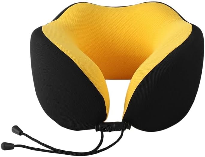 JSEIAJB U-Shaped Pillow Travel Portable Neck Memory Foam Support | D