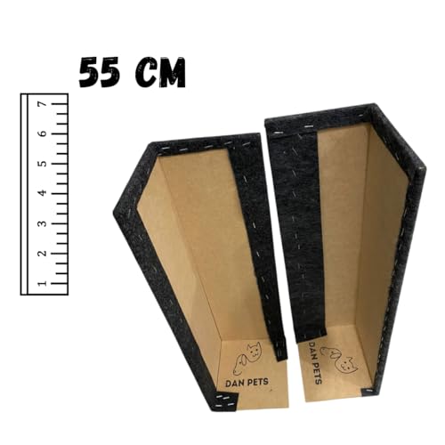 ARRANHADORES PARA GATOS CANTO DE SOFÁ 2 UNIDADES CINZA CHUMBO