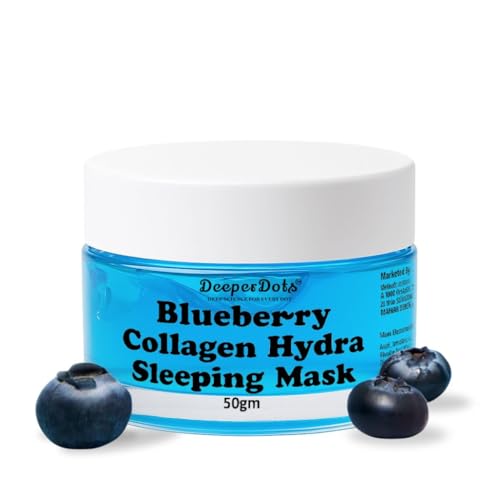 Blueberry Sleeping Mask for Face | Overnight Hydrating Glow Mask ...