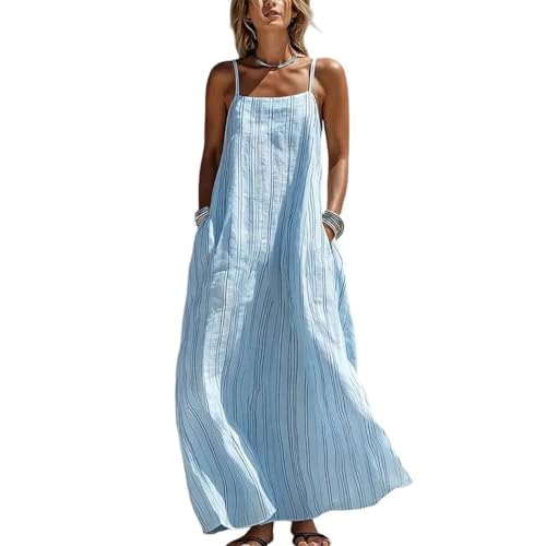 Robe longue d'été en lin pour célébrer la douceur de vivre estivale