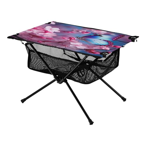 Mesa de Camping GOODOLD Camping Folding Tables, Diseño Plegable Fácil, Portátil con Bolsa de Transporte - Ideal para Playa, BBQ y Picnic