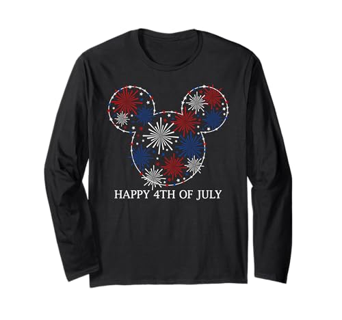 T-shirt Mickey Disney manches longues doux anti irritation motif résistant au lavage