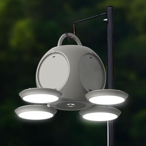 Lanterne de camping pliable rechargeable portable 10000mAh LED