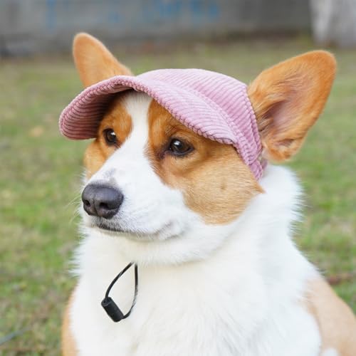 Personalisierte Hundemütze mit Gesticktem Namen Sonnenhut Hund Hundehut Verstellbar Hunde Cappy Hunde Cap Hundeaccessoire Geschenk (B)