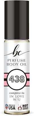 BIOCURA BC Perfume 438 Inspired by In Love W/U For Women Replica Fragrance Body Oil Dupes Alcohol-Free Sample Travel Size Concentrated Long Lasting Roll-On 0.3 Fl Oz/10ml