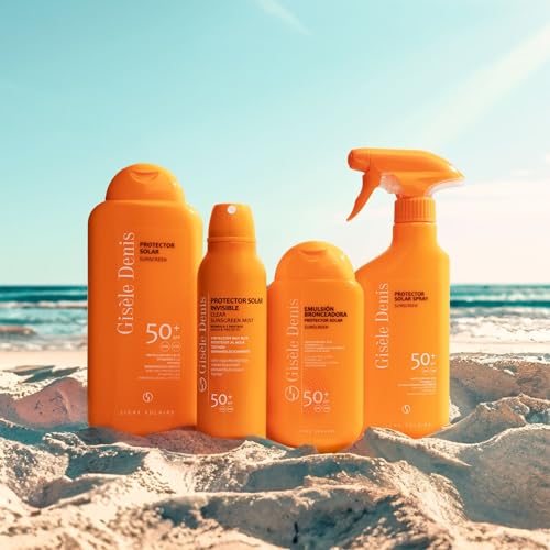 GISÈLE DENIS - Protector Solar en Spray, 300 ml, Protección FPS15, Emulsión Bronceadora, Cuidado de Piel, Crema Solar, Hidrata la Piel, Resistente al Agua, para Uso Diario, Previene Manchas y Arrugas - imagen 6