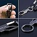 KESTAR Car Key Chain Key Ring Business Keychain Car Key Ring Key Organization for Men and Women, Classic Black