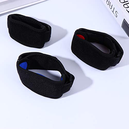 Clispeed 3 peças de joelheira de suporte de cotovelo para esportes, treino, tênis, yoga, pilates, ar