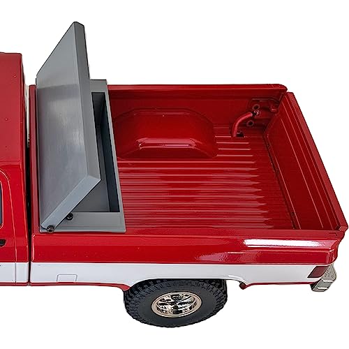 Image of Truck Bed Battery Toolbox Upgrade Parts For Fms K10 / Eazyrc Glacier 1 /18 Rc Crawler Pickup Truck, Kids, Red