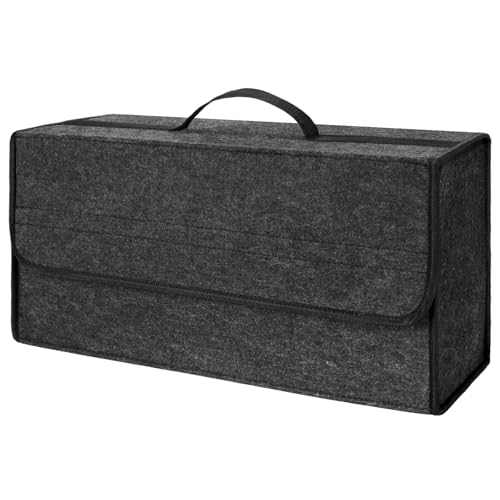EZVEZS Organizador de Maletero de Coche,Bolsa Maletero Coche de Fieltro,Caja y Bolsa de Almacenamiento para Vehículos, Organizador para Herramientas y Limpieza (1PC) EZVEZS Organizador de Maletero de Coche,Bolsa Maletero Coche de Fieltro,Caja y Bolsa de Almacenamiento para Vehículos, Organizador para Herramientas y Limpieza (1PC)