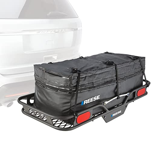 Reese 1044000 Olympia Hitch Mounted Waterproof Cargo Carrier Bag, 48 X 19 X 22-Inch (11 Cu Ft) Black #TOP1