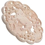 Motif d'éléphant : ces sculptures décoratives en bois symbolisent la prospérité et conviennent parfaitement aux appliques de cheminée ou aux cadres de commode. elles offrent une décoration intérieure significative, célébrant l'harmonie et la chance. appliques décoratives en bois, appliques artisanales pour la maison