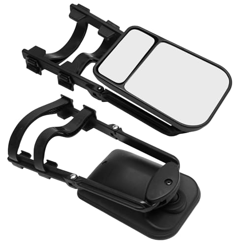 Vkinman 2-Piece Set Towing Mirror with Clip-On Extension Mirror, Features 360° Adjustable Dual-Angle, Suitable for Trucks, Cars, SUVs, RVs by Vkinman - Image 5